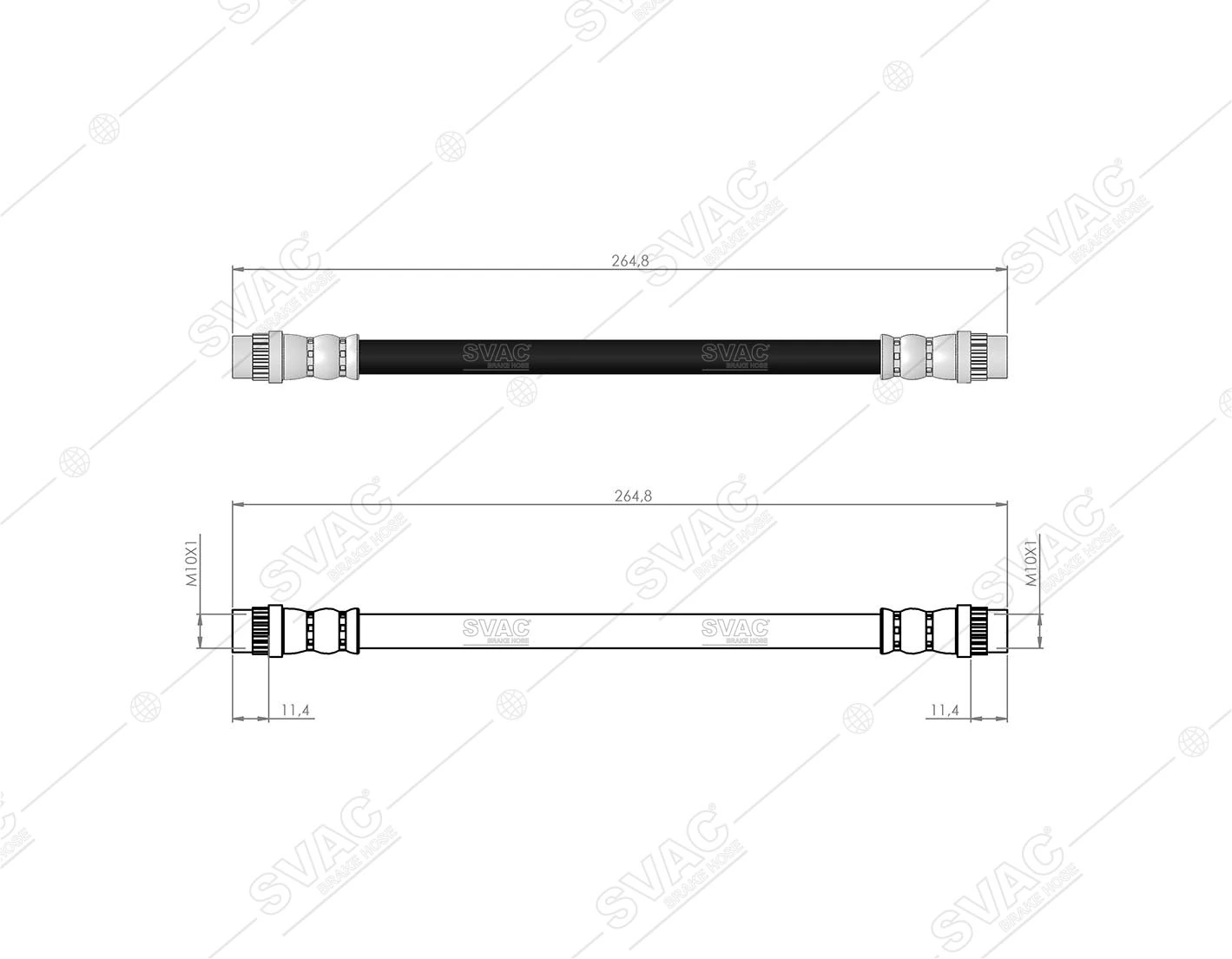 mobilverde fékcső - 50304867 - TothCarparts