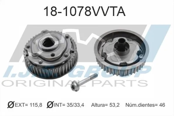 IJS GROUP vezérműtengely-állító - 18-1078VVTA - TothCarparts