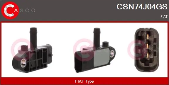 CASCO Érzékelő, kipufogógáz-nyomás - CSN74J04GS - TothCarparts