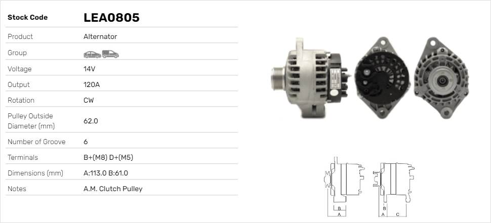 LE Part generátor - LEA0805 - TothCarparts