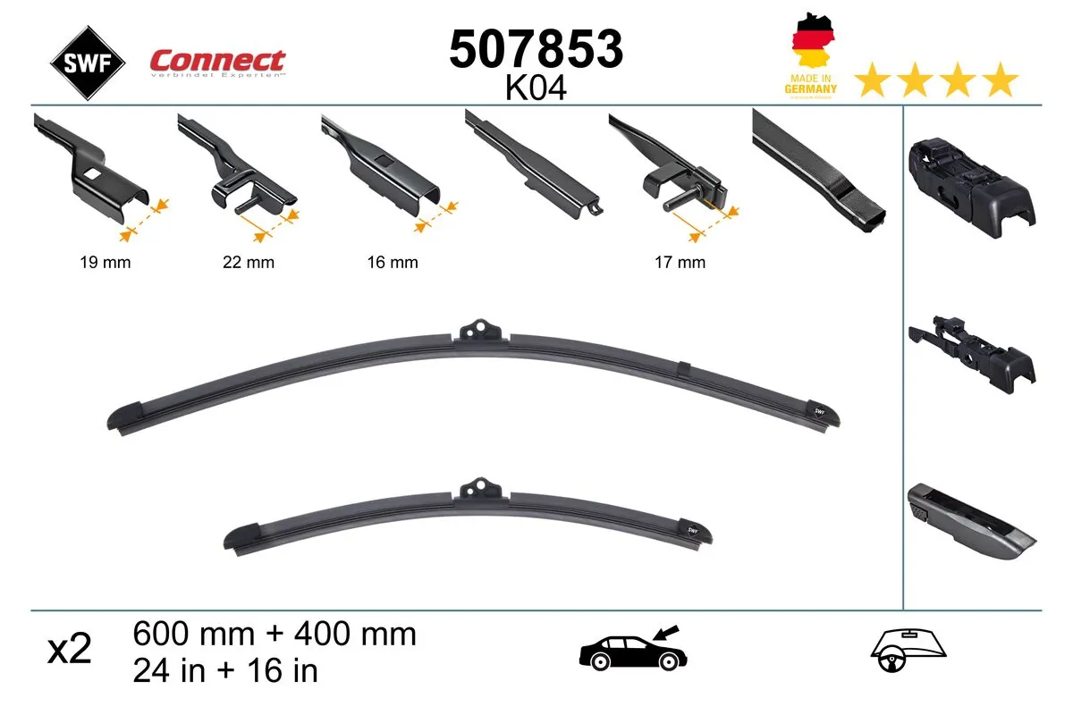 SWF törlőlapát - 507853 - TothCarparts