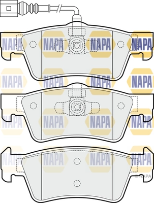 NAPA fékbetétkészlet, tárcsafék - NBP1831 - TothCarparts
