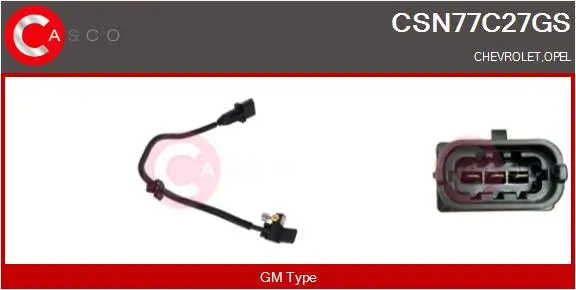 CASCO impulzusadó, főtengely - CSN77C27GS - TothCarparts