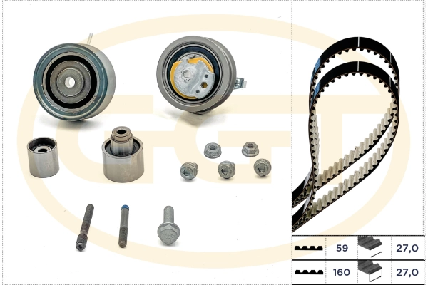 GGT Fogasszíjkészlet - KSPA248 - TothCarparts