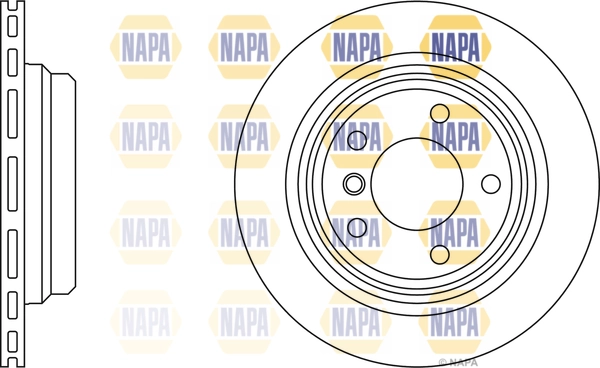NAPA féktárcsa - NBD5458 - TothCarparts