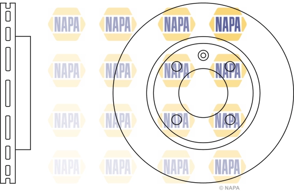 NAPA féktárcsa - NBD5410 - TothCarparts