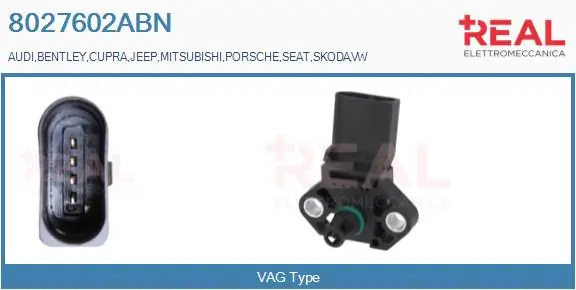 REAL érzékelő, szívócső nyomás - 8027602ABN - TothCarparts
