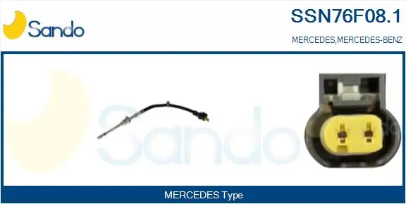 SANDO Érzékelő, kipufogógáz-hőmérséklet - SSN76F08.1 - TothCarparts