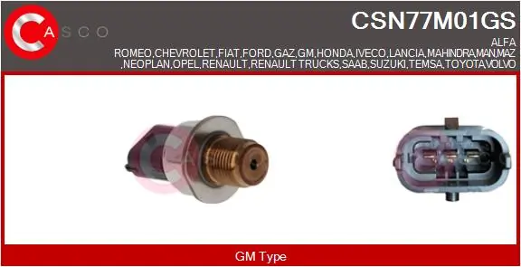 CASCO érzékelő, üzemanyag nyomás - CSN77M01GS - TothCarparts