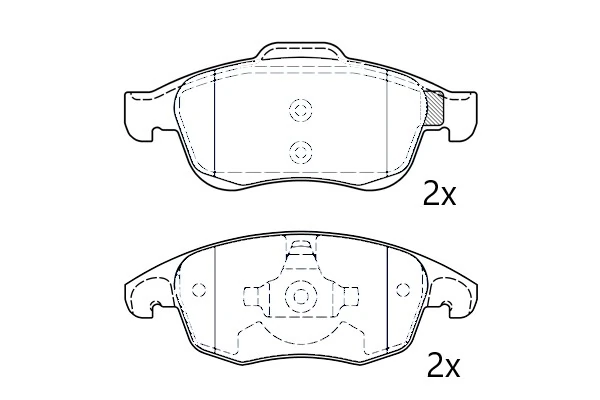 Omnicraft fékbetétkészlet, tárcsafék - 2674702 - TothCarparts