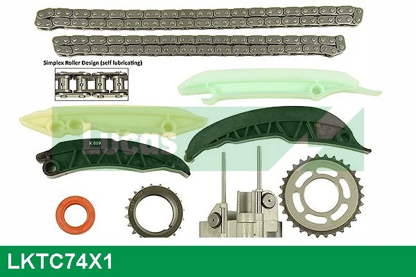 LUCAS vezérműlánc készlet - LKTC74X1 - TothCarparts