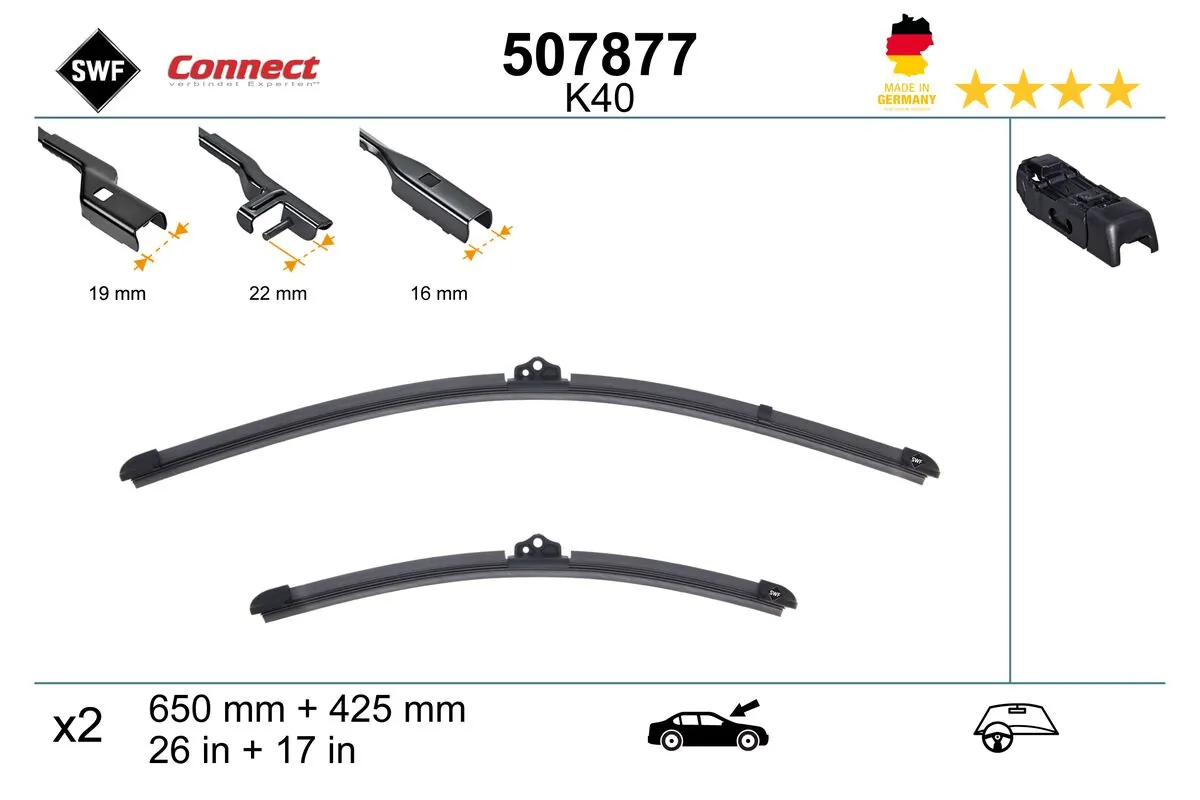SWF törlőlapát - 507877 - TothCarparts