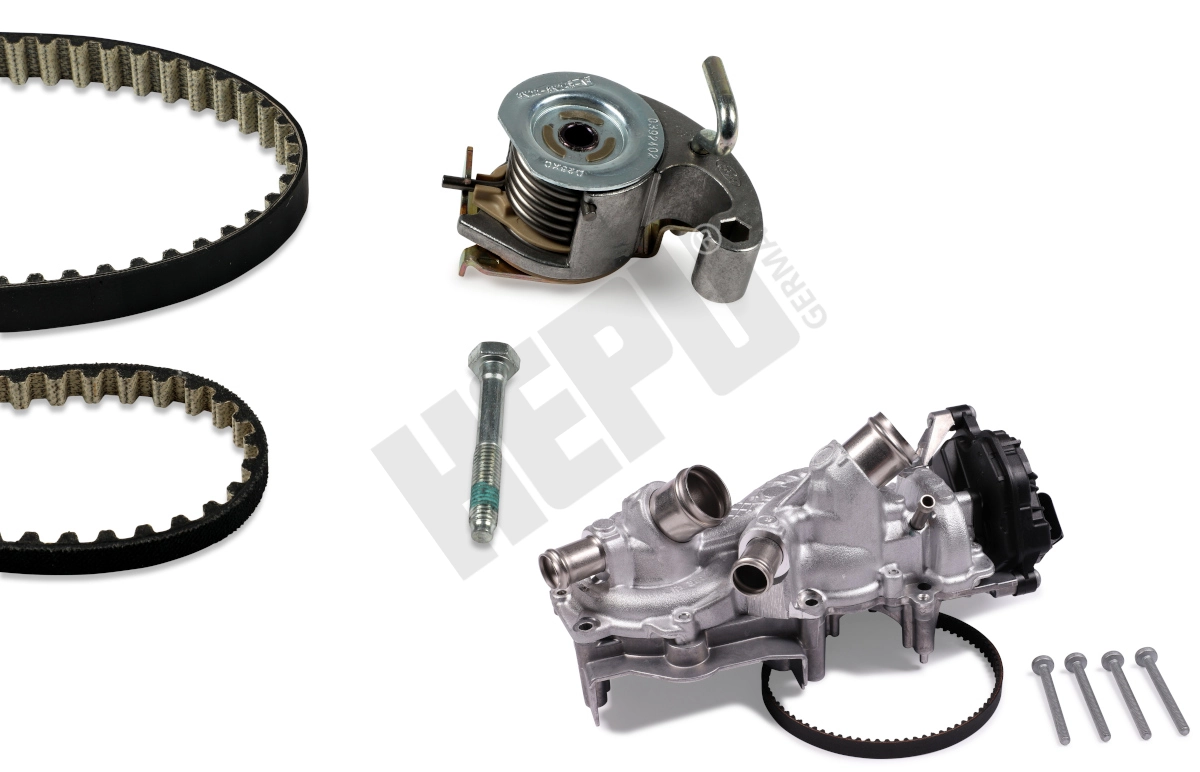 HEPU Vízpumpa + fogasszíj készlet - PK55010 - TothCarparts