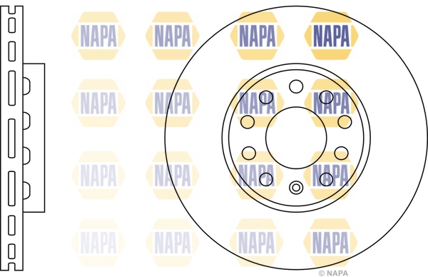 NAPA féktárcsa - NBD5555 - TothCarparts
