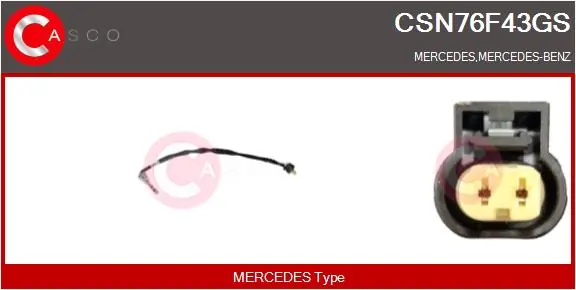 CASCO Érzékelő, kipufogógáz-hőmérséklet - CSN76F43GS - TothCarparts
