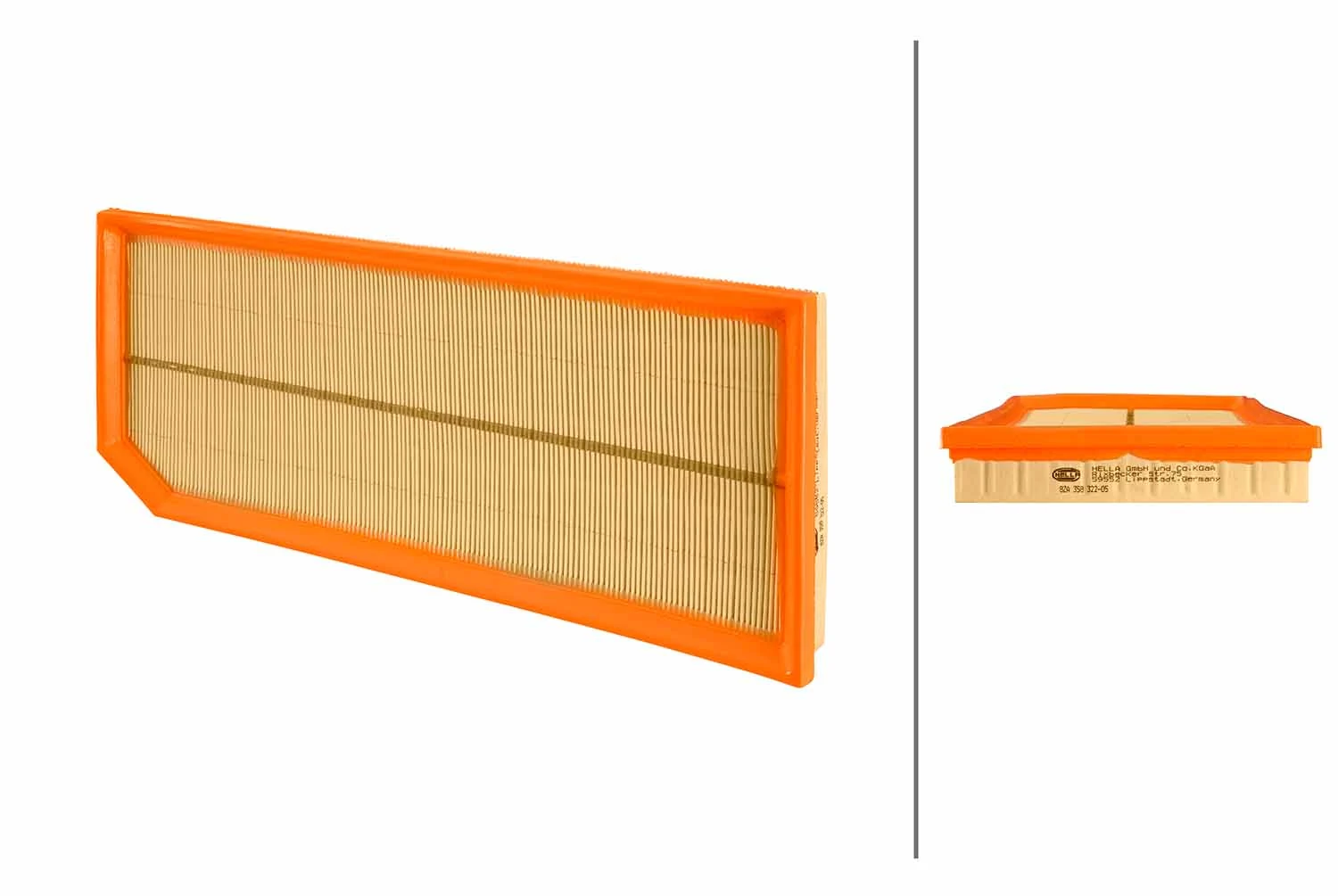 HELLA légszűrő - 8ZA 358 322-051 - TothCarparts
