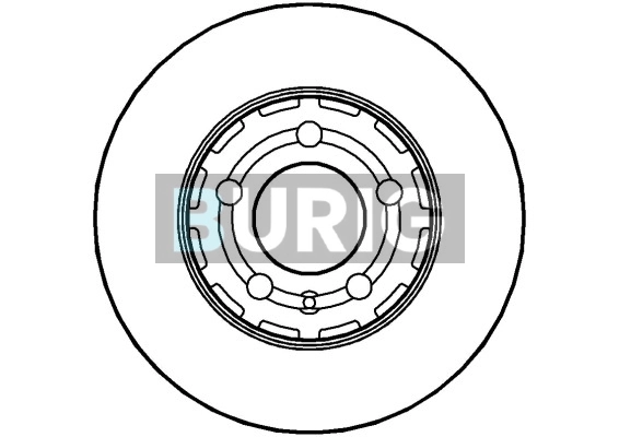 Burig féktárcsa - B010003 - TothCarparts