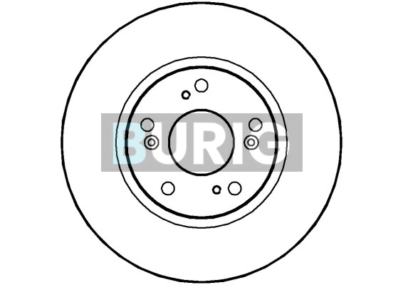 Burig féktárcsa - B010236 - TothCarparts