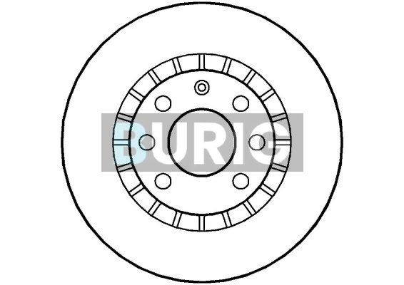 Burig féktárcsa - B010305 - TothCarparts