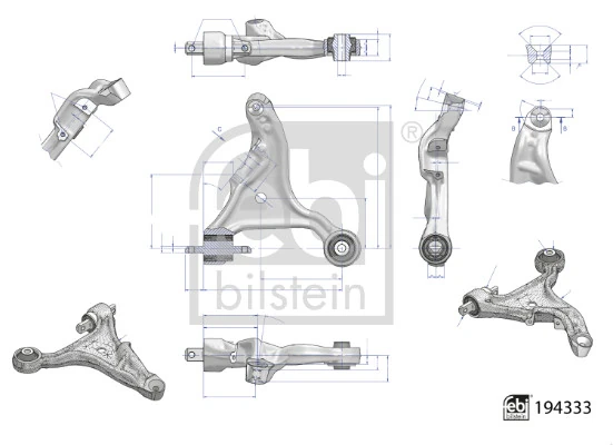 FEBI BILSTEIN lengőkar, kerékfelfüggesztés - 194333 - TothCarparts