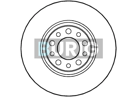 Burig féktárcsa - B010471 - TothCarparts