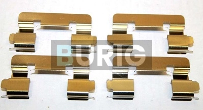 Burig tartozékkészlet, tárcsafékbetét - B06C0105 - TothCarparts