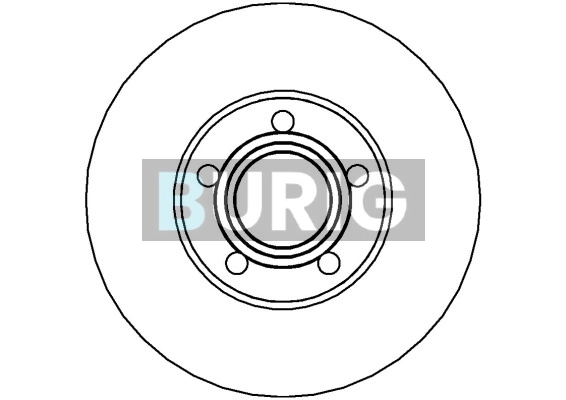 Burig féktárcsa - B010644 - TothCarparts