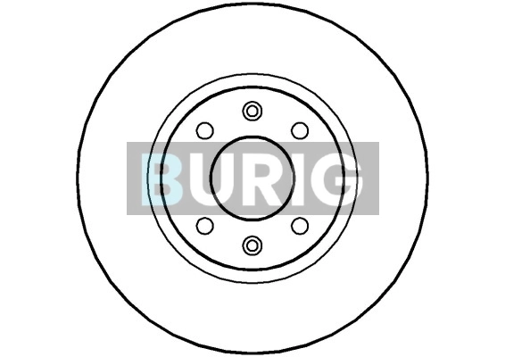 Burig féktárcsa - B010266 - TothCarparts