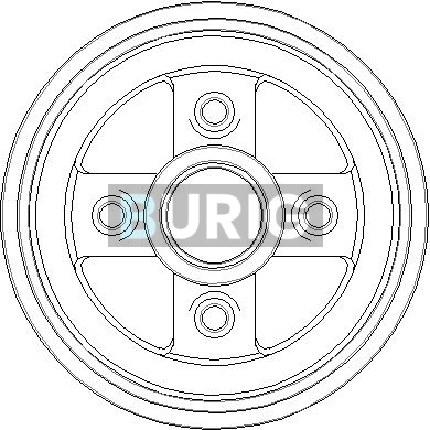 Burig fékdob - B040113 - TothCarparts