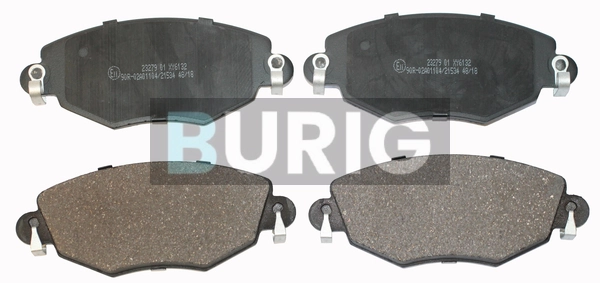 Burig fékbetétkészlet, tárcsafék - B020050 - TothCarparts