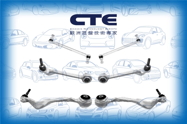 CTE Vezetőkarkészlet, kerékfelfüggesztés - COS09005 - TothCarparts