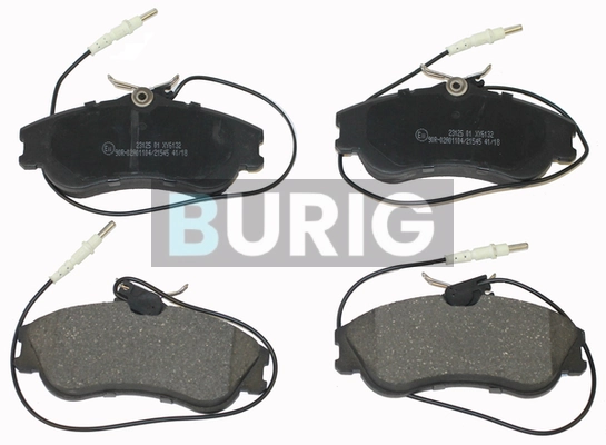 Burig fékbetétkészlet, tárcsafék - B020147 - TothCarparts