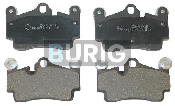 Burig fékbetétkészlet, tárcsafék - B020296 - TothCarparts