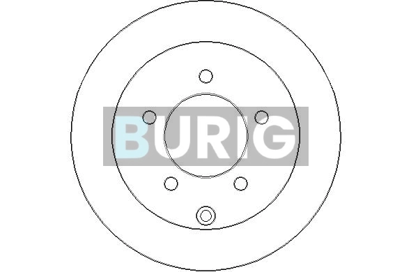 Burig féktárcsa - B010702 - TothCarparts
