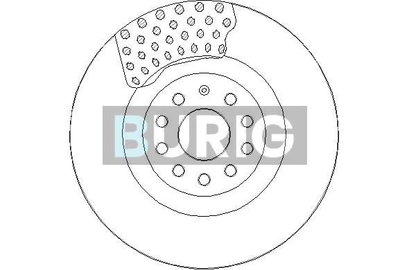 Burig féktárcsa - B010468 - TothCarparts