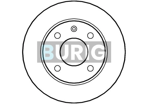 Burig féktárcsa - B010512 - TothCarparts