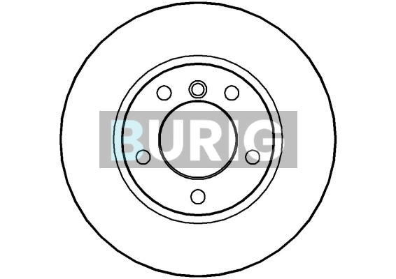Burig féktárcsa - B010130 - TothCarparts