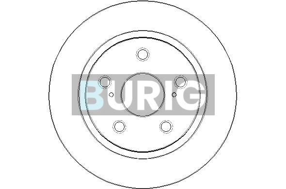 Burig féktárcsa - B010144 - TothCarparts