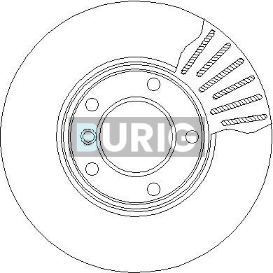 Burig féktárcsa - B010482 - TothCarparts