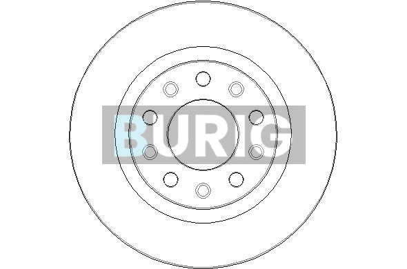 Burig féktárcsa - B010629 - TothCarparts