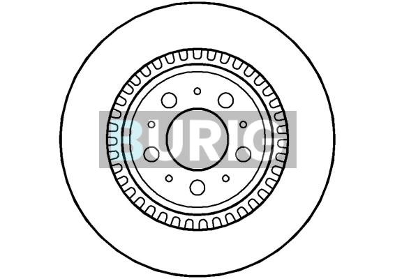 Burig féktárcsa - B010243 - TothCarparts