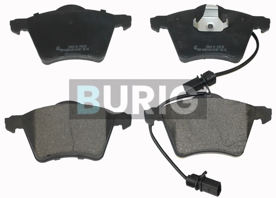 Burig fékbetétkészlet, tárcsafék - B020133 - TothCarparts