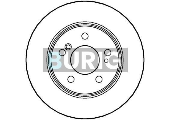 Burig féktárcsa - B010163 - TothCarparts