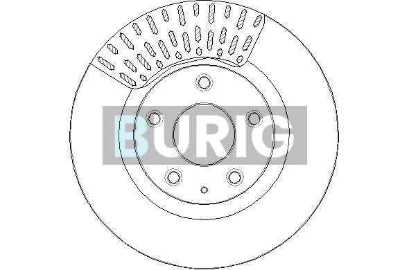Burig féktárcsa - B010565 - TothCarparts