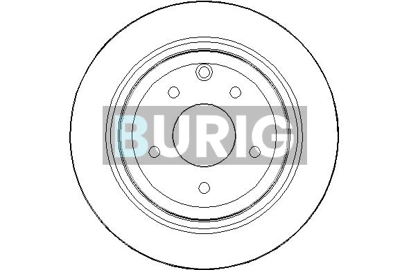 Burig féktárcsa - B010075 - TothCarparts