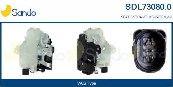 SANDO Ajtózár - SDL73080.0 - TothCarparts