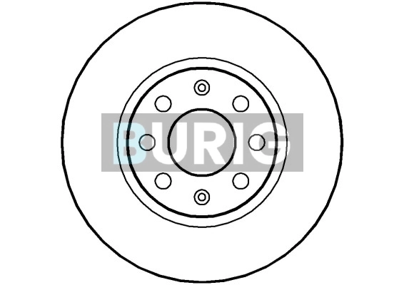 Burig féktárcsa - B010191 - TothCarparts