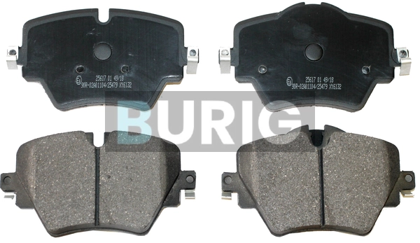 Burig fékbetétkészlet, tárcsafék - B020305 - TothCarparts
