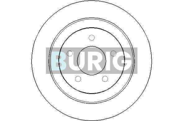 Burig féktárcsa - B010558 - TothCarparts