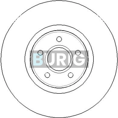 Burig féktárcsa - B011020 - TothCarparts
